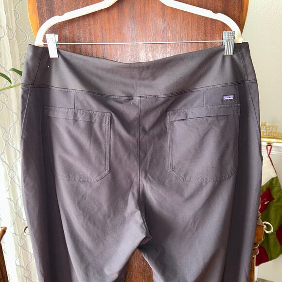 Patagonia Happy Hike Studio Pants Joggers Gray Pull On Stretch Hiking Size XL - Picture 4 of 9